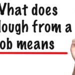 What does furlough from a job means text with marker. Hand writt