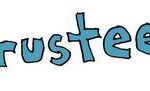 Trustees writted in comic book styled font