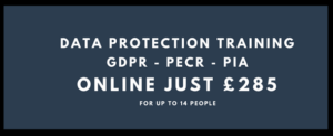 Data Protection Training £285