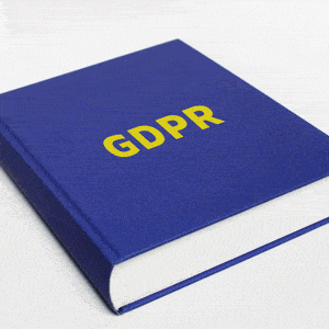 Image of book with GDPR on cover - data protection training courses from Concrew Training