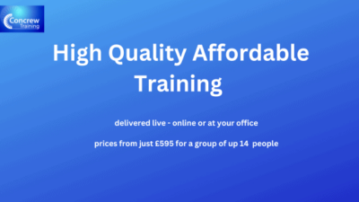 Concrew Training - High Quality Affordable Training